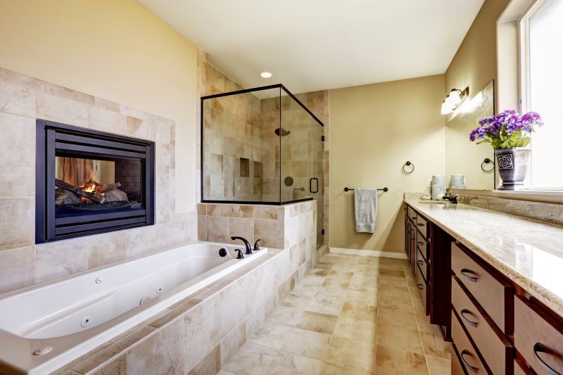 Upscale bathroom renovation
